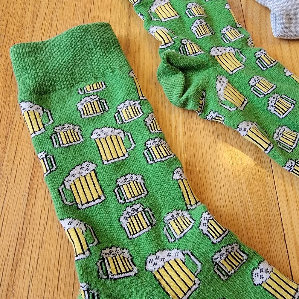 4 Pairs of St. Patrick's Day Socks - Festive Fun Tube Socks